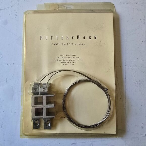 Pottery Barn Cable Shelf Brackets - Picture 1 of 2